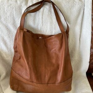 Banana Republic tote style leather bag.